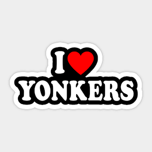 I Heart Yonkers City Sticker